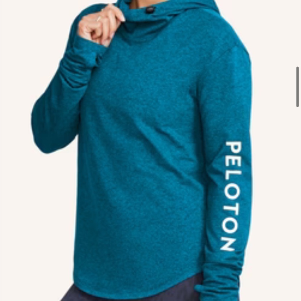 Peloton Dream Blend Blue Long Sleeve Hoodie